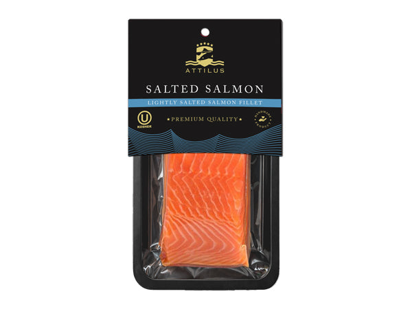 Leicht gesalzener Lachs