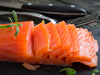 Leicht gesalzener Lachs